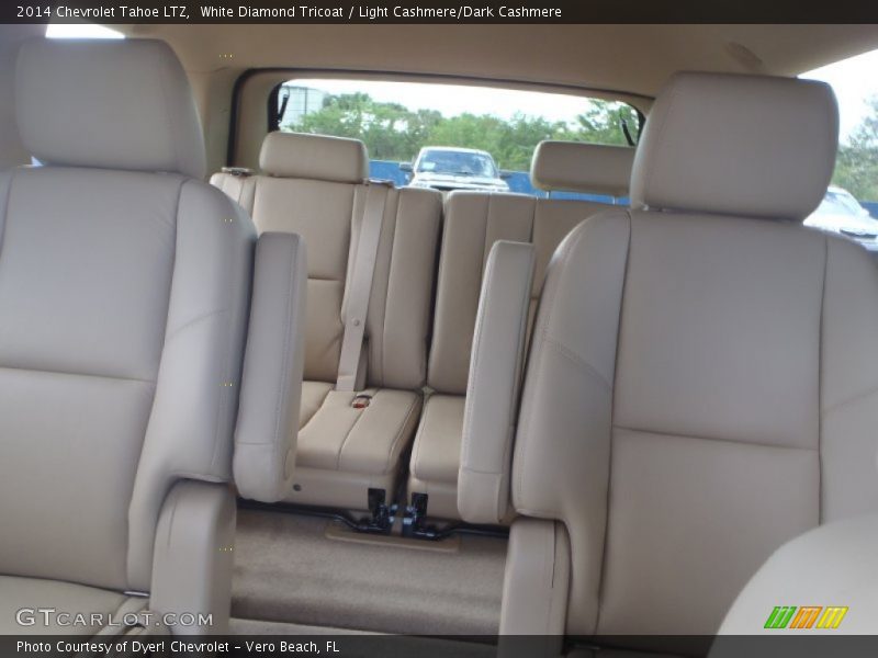 White Diamond Tricoat / Light Cashmere/Dark Cashmere 2014 Chevrolet Tahoe LTZ