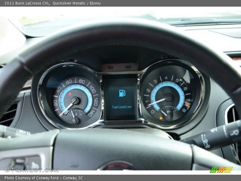Quicksilver Metallic / Ebony 2011 Buick LaCrosse CXL