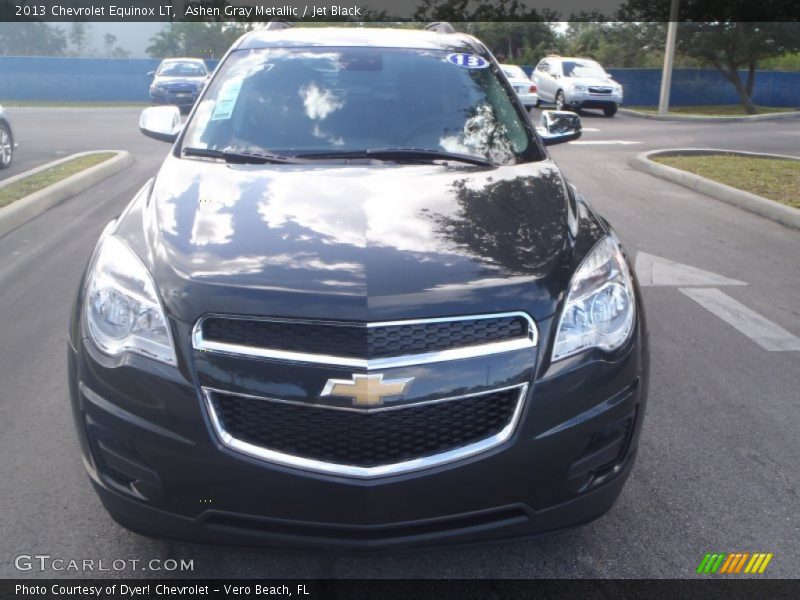 Ashen Gray Metallic / Jet Black 2013 Chevrolet Equinox LT