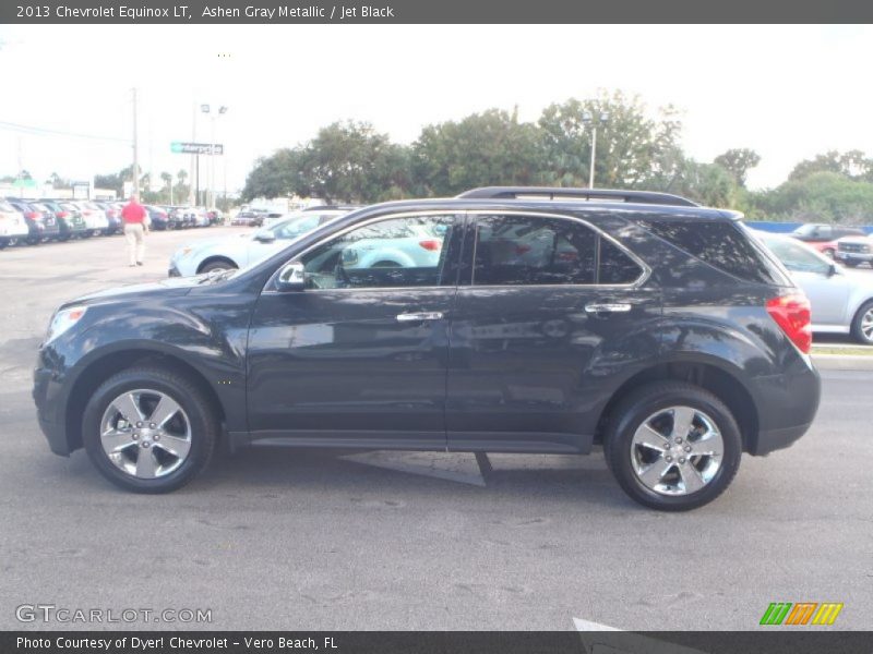 Ashen Gray Metallic / Jet Black 2013 Chevrolet Equinox LT