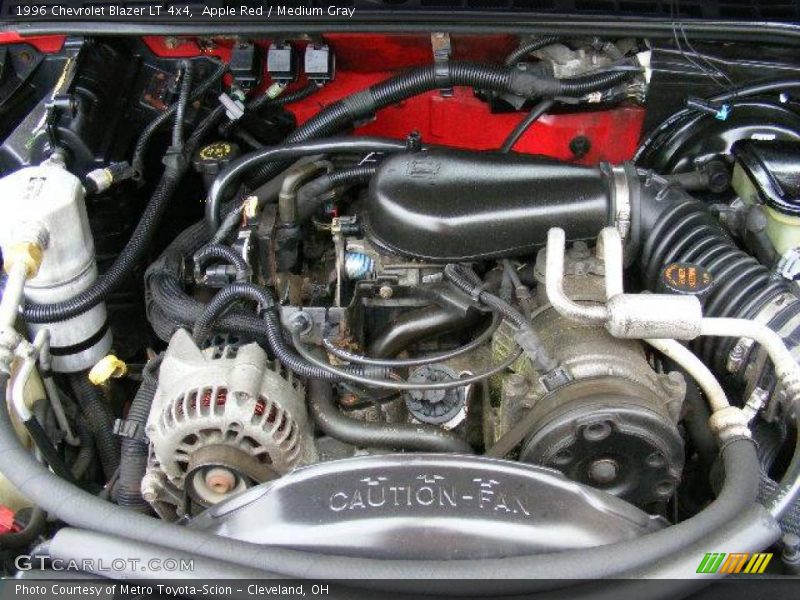 Apple Red / Medium Gray 1996 Chevrolet Blazer LT 4x4