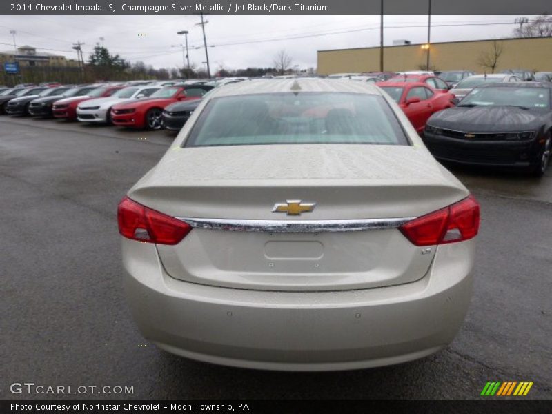 Champagne Silver Metallic / Jet Black/Dark Titanium 2014 Chevrolet Impala LS
