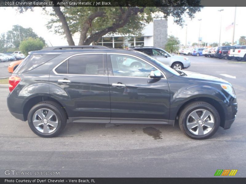 Ashen Gray Metallic / Jet Black 2013 Chevrolet Equinox LT