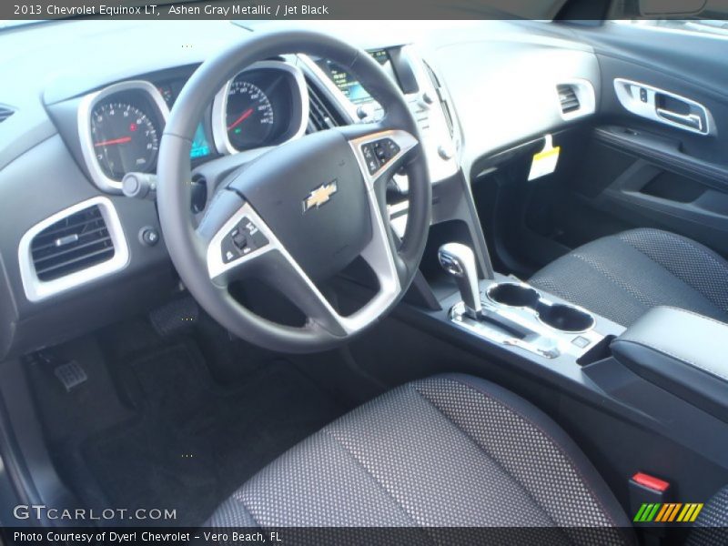 Ashen Gray Metallic / Jet Black 2013 Chevrolet Equinox LT