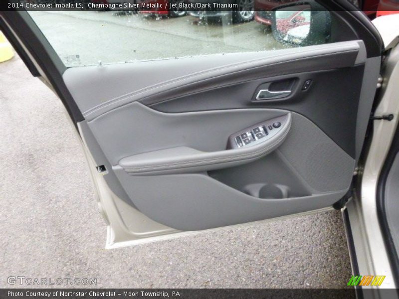 Champagne Silver Metallic / Jet Black/Dark Titanium 2014 Chevrolet Impala LS