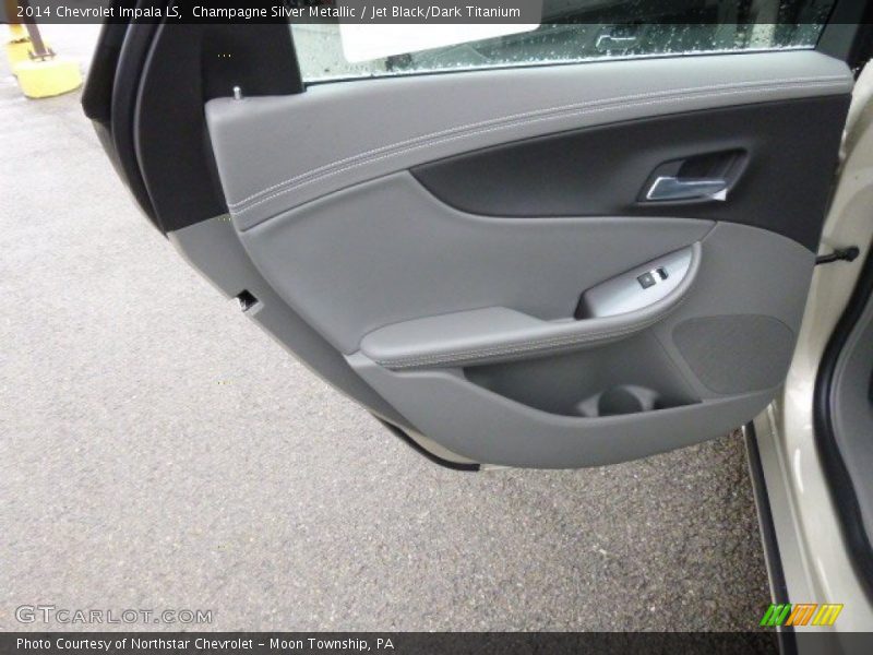 Champagne Silver Metallic / Jet Black/Dark Titanium 2014 Chevrolet Impala LS