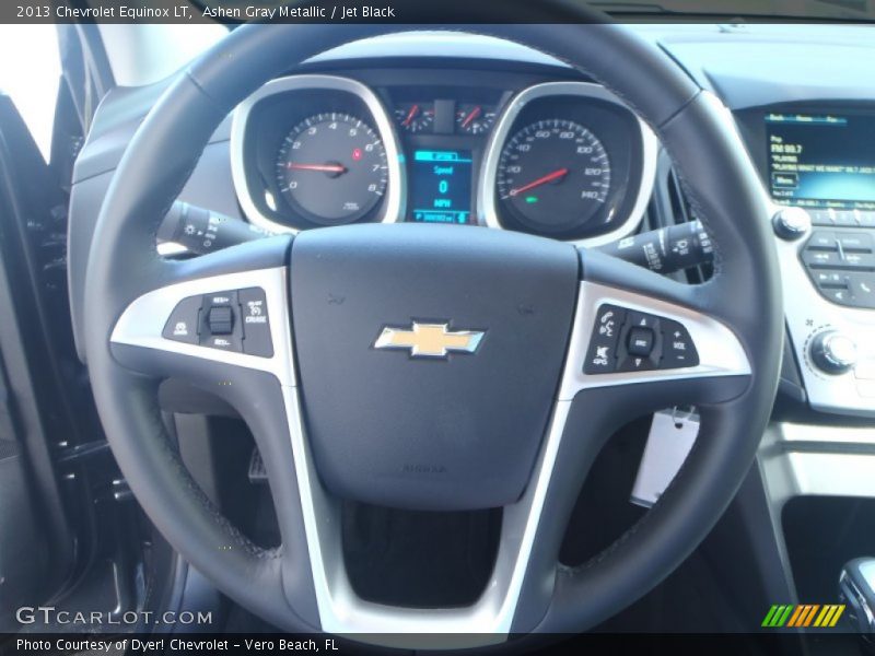 Ashen Gray Metallic / Jet Black 2013 Chevrolet Equinox LT