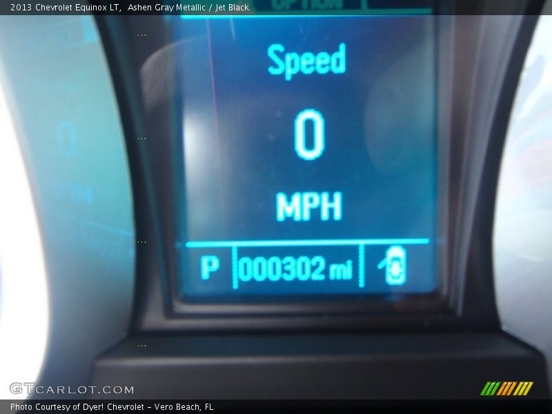 Ashen Gray Metallic / Jet Black 2013 Chevrolet Equinox LT