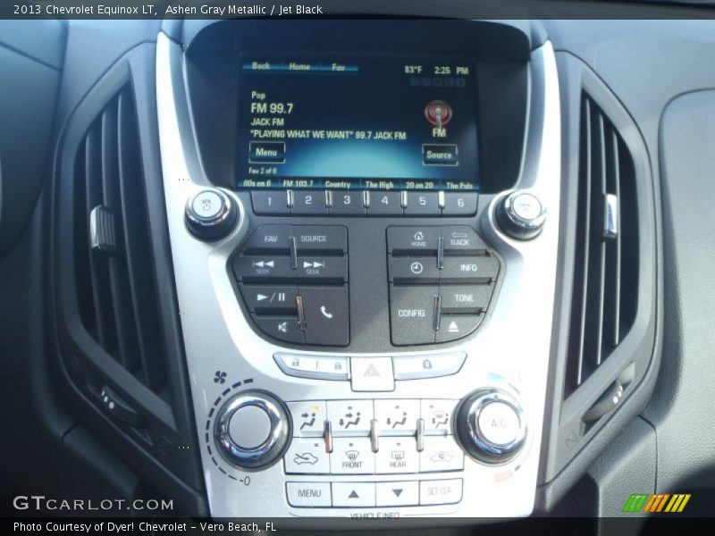 Ashen Gray Metallic / Jet Black 2013 Chevrolet Equinox LT