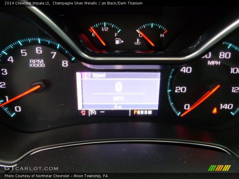 Champagne Silver Metallic / Jet Black/Dark Titanium 2014 Chevrolet Impala LS