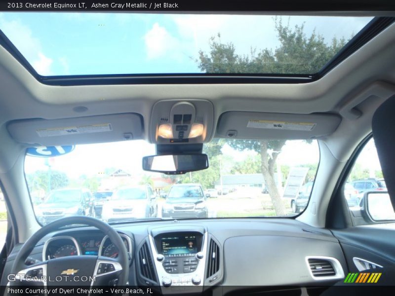 Ashen Gray Metallic / Jet Black 2013 Chevrolet Equinox LT