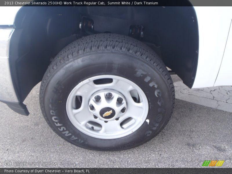 Summit White / Dark Titanium 2013 Chevrolet Silverado 2500HD Work Truck Regular Cab