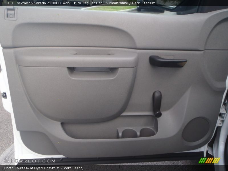 Summit White / Dark Titanium 2013 Chevrolet Silverado 2500HD Work Truck Regular Cab