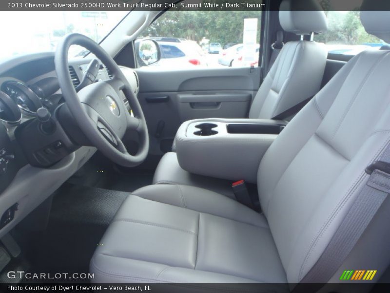 Summit White / Dark Titanium 2013 Chevrolet Silverado 2500HD Work Truck Regular Cab