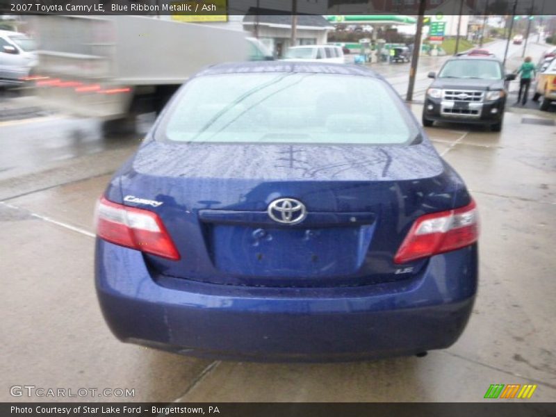 Blue Ribbon Metallic / Ash 2007 Toyota Camry LE