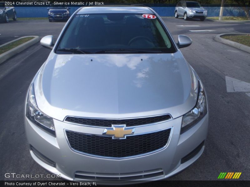 Silver Ice Metallic / Jet Black 2014 Chevrolet Cruze LT
