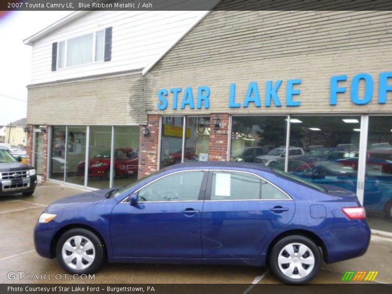 Blue Ribbon Metallic / Ash 2007 Toyota Camry LE