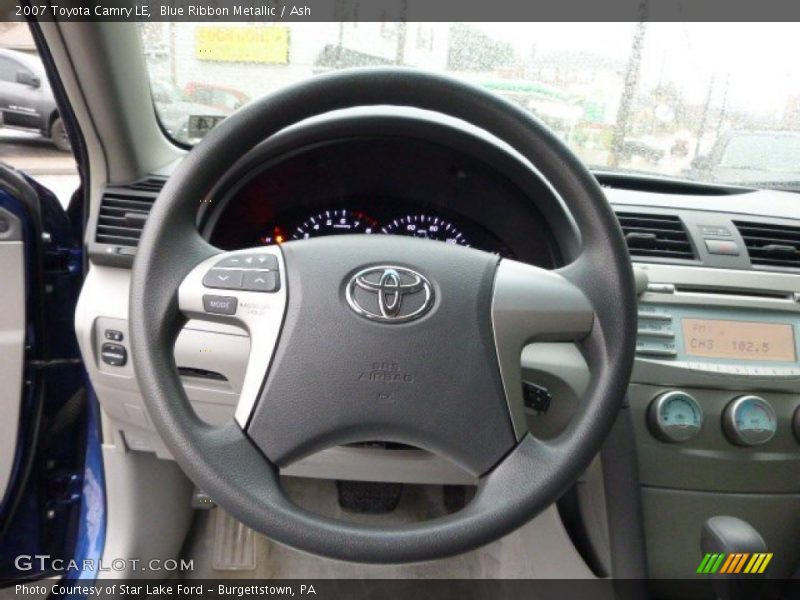 Blue Ribbon Metallic / Ash 2007 Toyota Camry LE