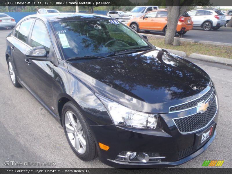 Black Granite Metallic / Jet Black 2013 Chevrolet Cruze LT/RS