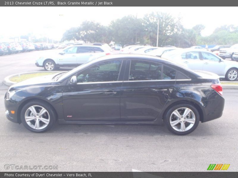 Black Granite Metallic / Jet Black 2013 Chevrolet Cruze LT/RS