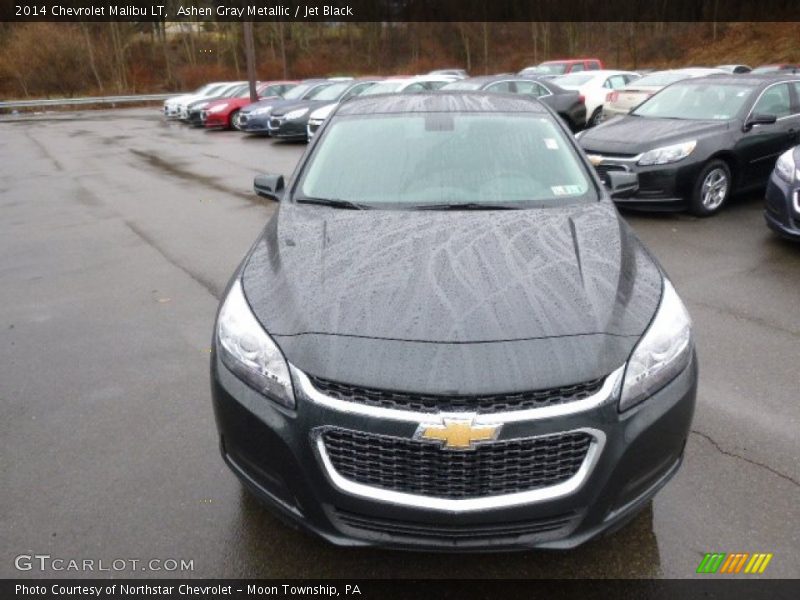 Ashen Gray Metallic / Jet Black 2014 Chevrolet Malibu LT
