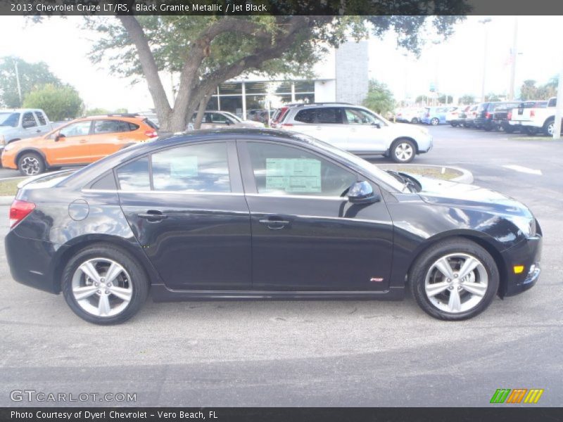 Black Granite Metallic / Jet Black 2013 Chevrolet Cruze LT/RS