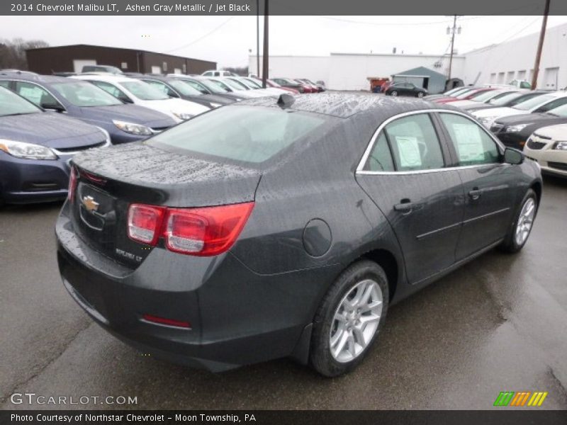 Ashen Gray Metallic / Jet Black 2014 Chevrolet Malibu LT