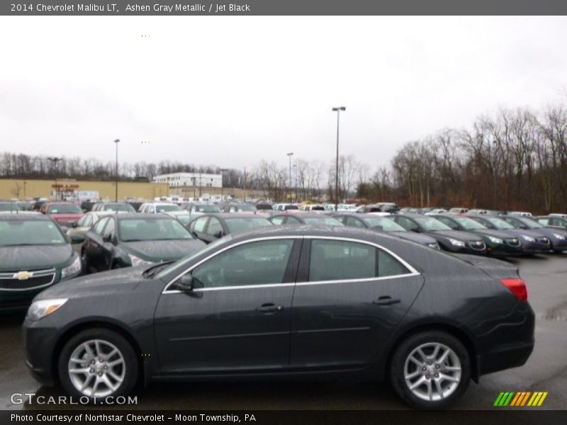 Ashen Gray Metallic / Jet Black 2014 Chevrolet Malibu LT