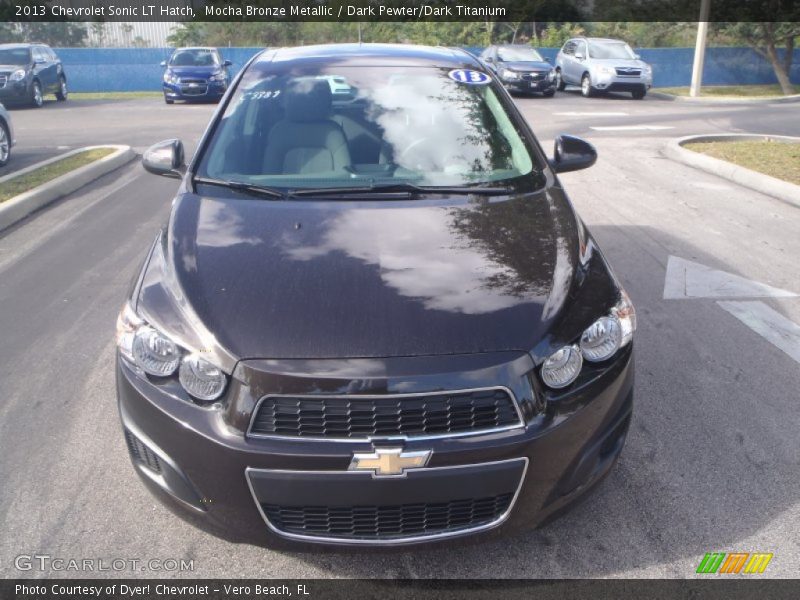 Mocha Bronze Metallic / Dark Pewter/Dark Titanium 2013 Chevrolet Sonic LT Hatch