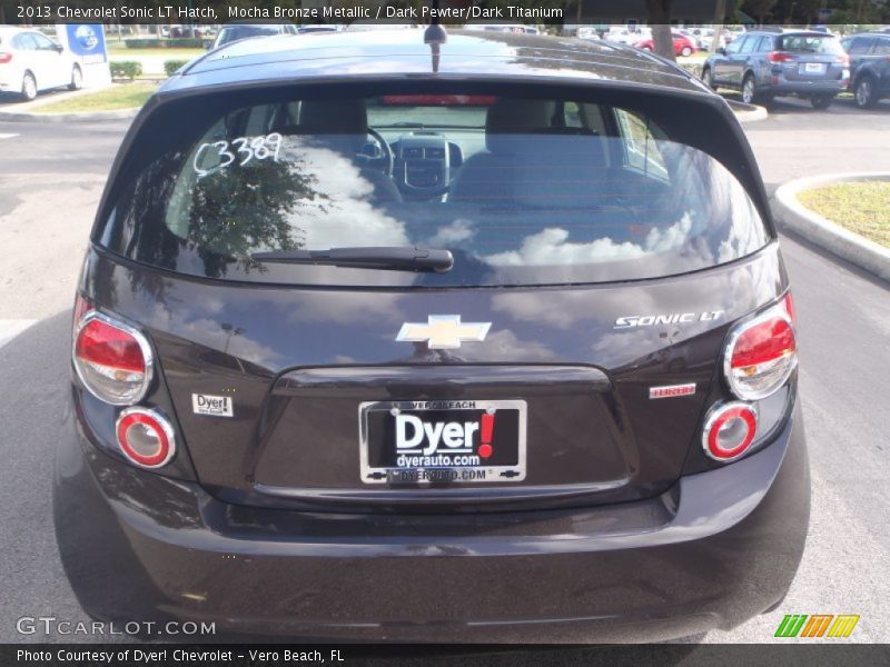 Mocha Bronze Metallic / Dark Pewter/Dark Titanium 2013 Chevrolet Sonic LT Hatch