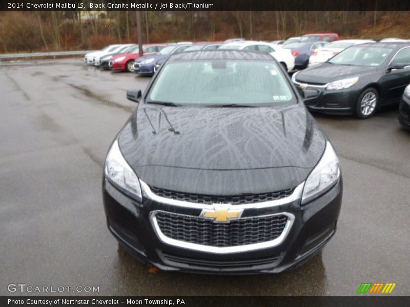 Black Granite Metallic / Jet Black/Titanium 2014 Chevrolet Malibu LS