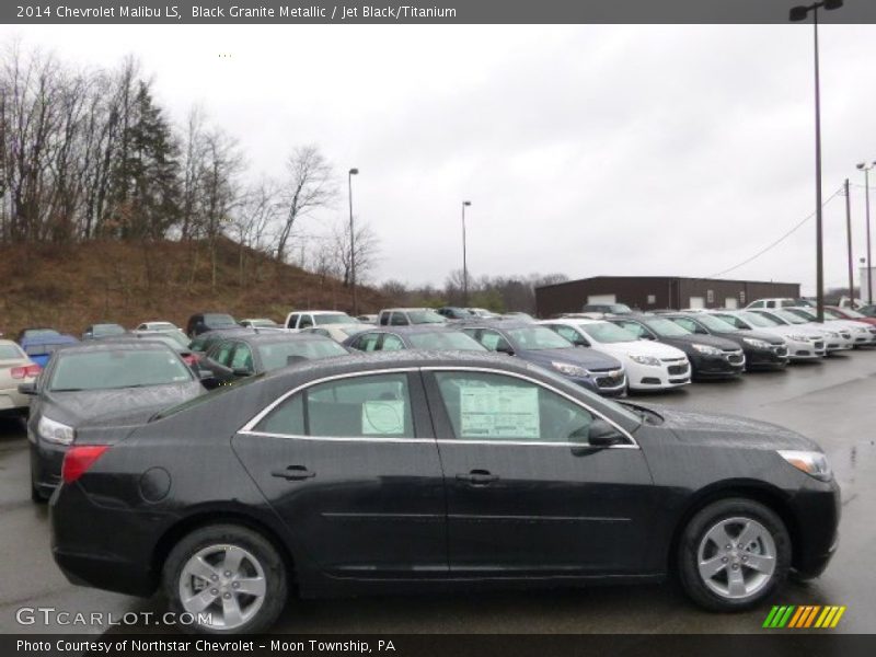Black Granite Metallic / Jet Black/Titanium 2014 Chevrolet Malibu LS