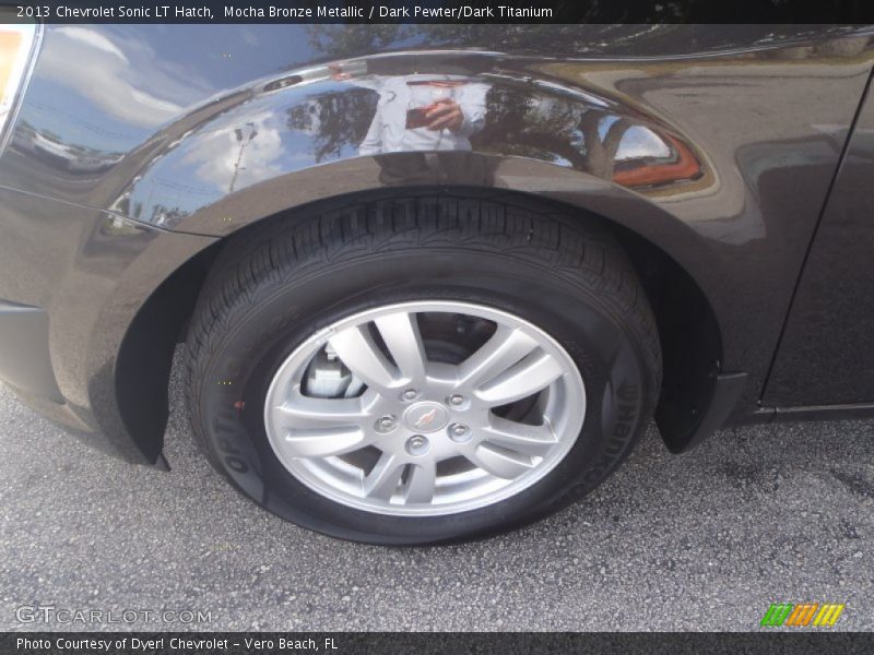 Mocha Bronze Metallic / Dark Pewter/Dark Titanium 2013 Chevrolet Sonic LT Hatch