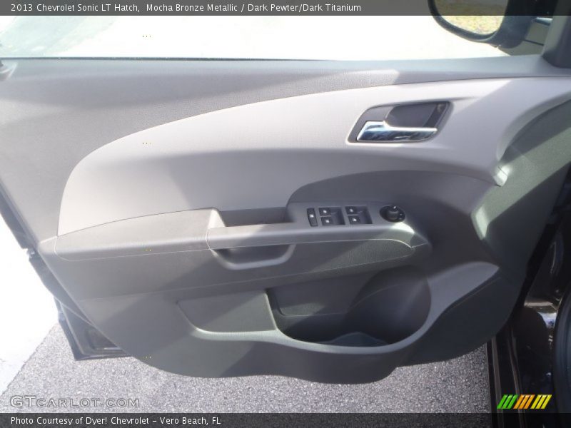 Mocha Bronze Metallic / Dark Pewter/Dark Titanium 2013 Chevrolet Sonic LT Hatch