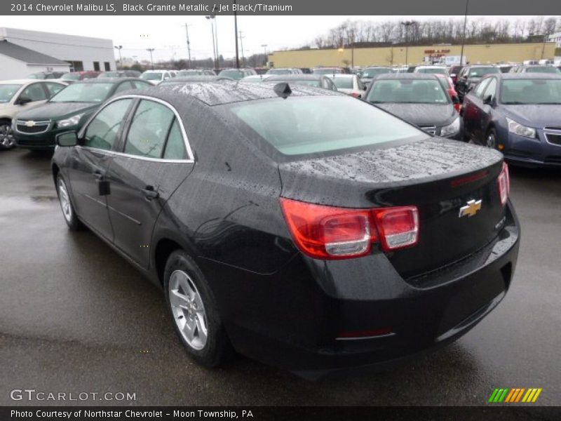 Black Granite Metallic / Jet Black/Titanium 2014 Chevrolet Malibu LS