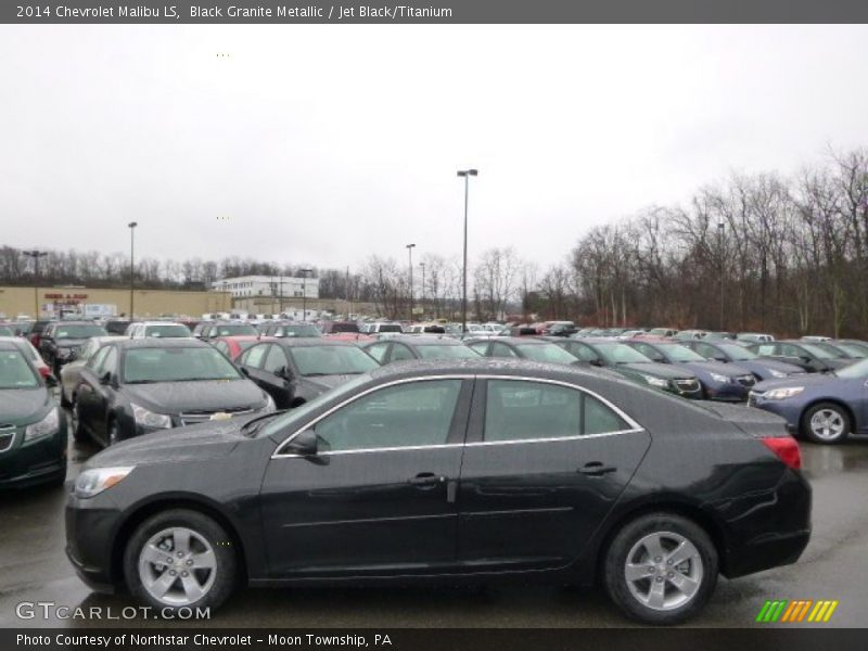 Black Granite Metallic / Jet Black/Titanium 2014 Chevrolet Malibu LS