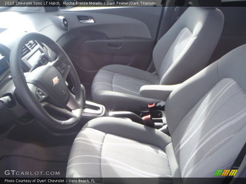 Mocha Bronze Metallic / Dark Pewter/Dark Titanium 2013 Chevrolet Sonic LT Hatch