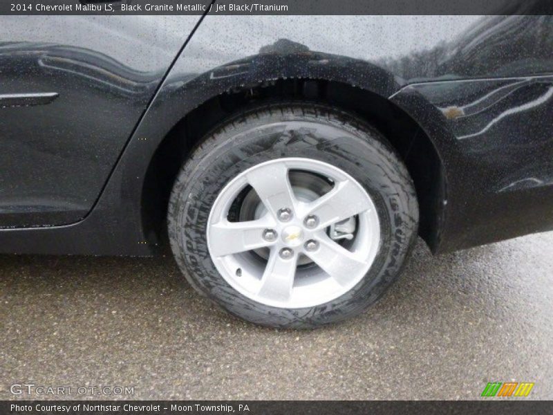 Black Granite Metallic / Jet Black/Titanium 2014 Chevrolet Malibu LS