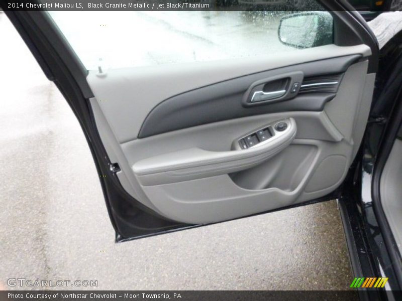 Black Granite Metallic / Jet Black/Titanium 2014 Chevrolet Malibu LS