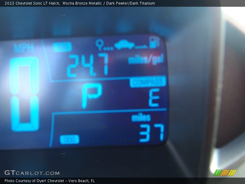 Mocha Bronze Metallic / Dark Pewter/Dark Titanium 2013 Chevrolet Sonic LT Hatch