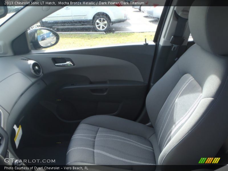 Mocha Bronze Metallic / Dark Pewter/Dark Titanium 2013 Chevrolet Sonic LT Hatch