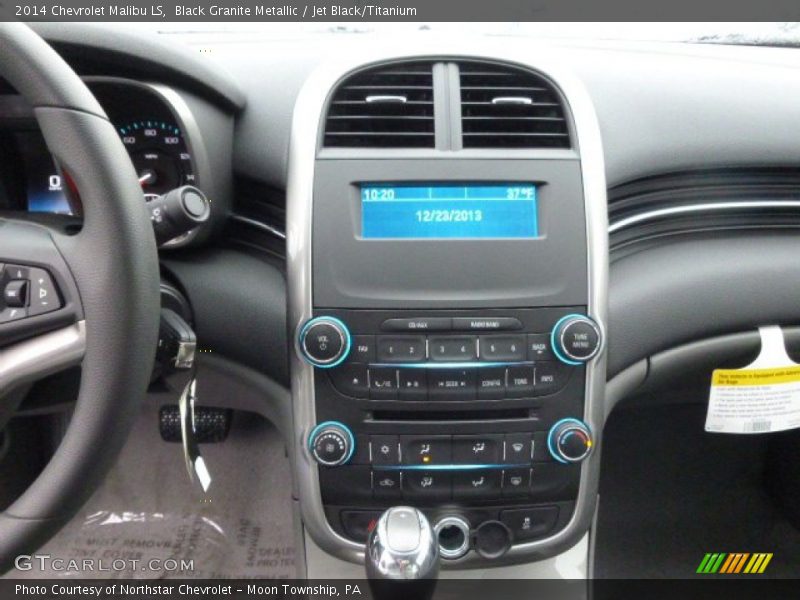 Black Granite Metallic / Jet Black/Titanium 2014 Chevrolet Malibu LS