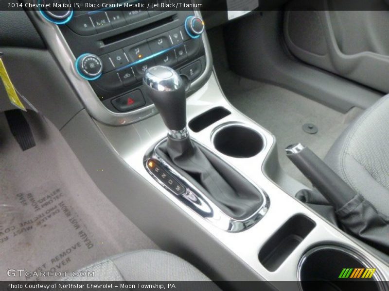 Black Granite Metallic / Jet Black/Titanium 2014 Chevrolet Malibu LS