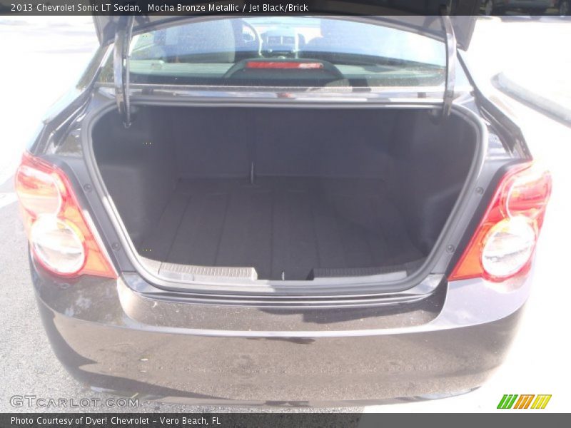 Mocha Bronze Metallic / Jet Black/Brick 2013 Chevrolet Sonic LT Sedan