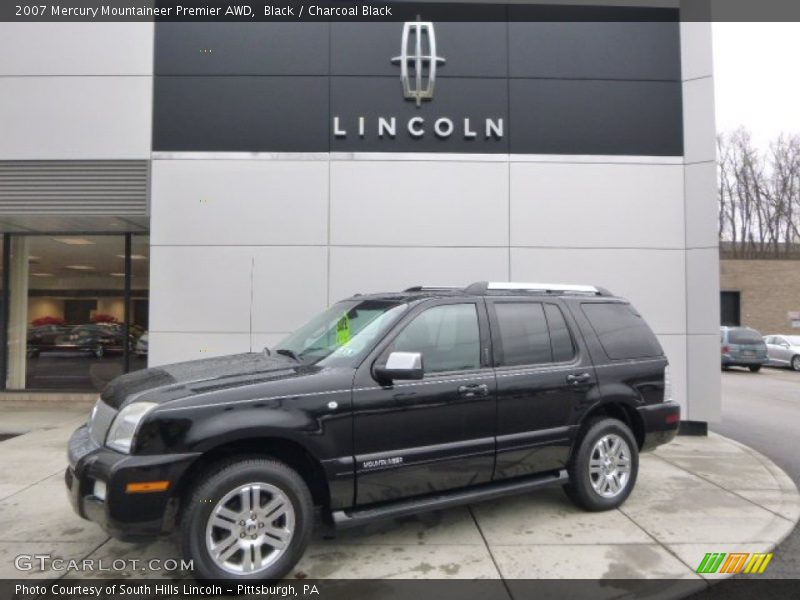 Black / Charcoal Black 2007 Mercury Mountaineer Premier AWD