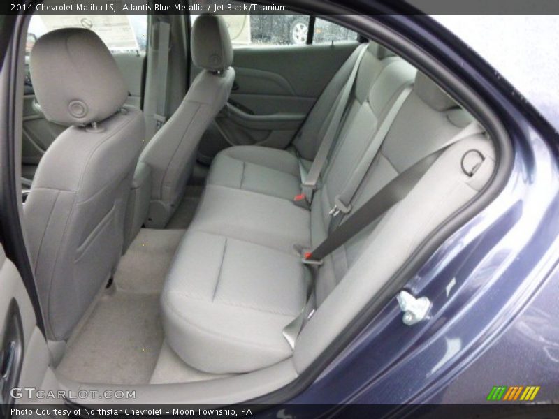 Atlantis Blue Metallic / Jet Black/Titanium 2014 Chevrolet Malibu LS