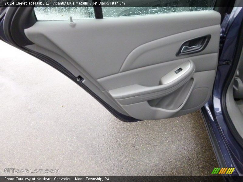 Atlantis Blue Metallic / Jet Black/Titanium 2014 Chevrolet Malibu LS