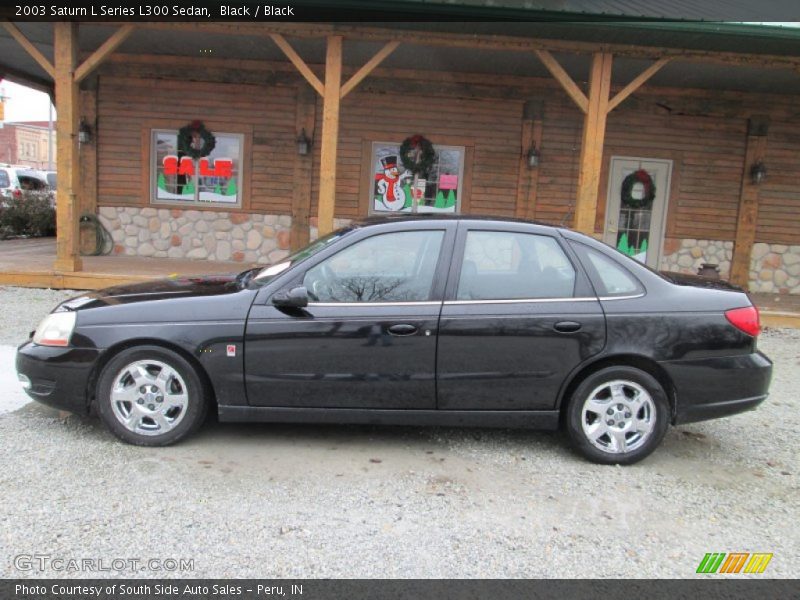 Black / Black 2003 Saturn L Series L300 Sedan