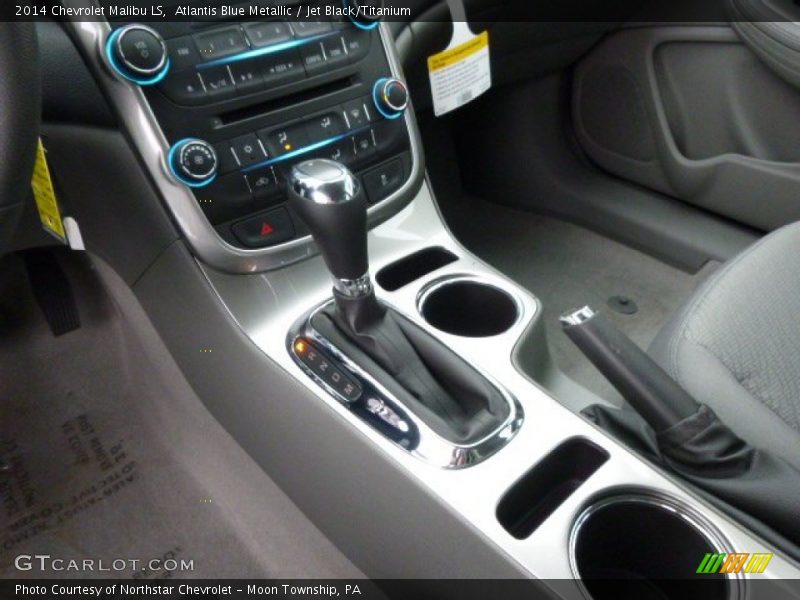 Atlantis Blue Metallic / Jet Black/Titanium 2014 Chevrolet Malibu LS