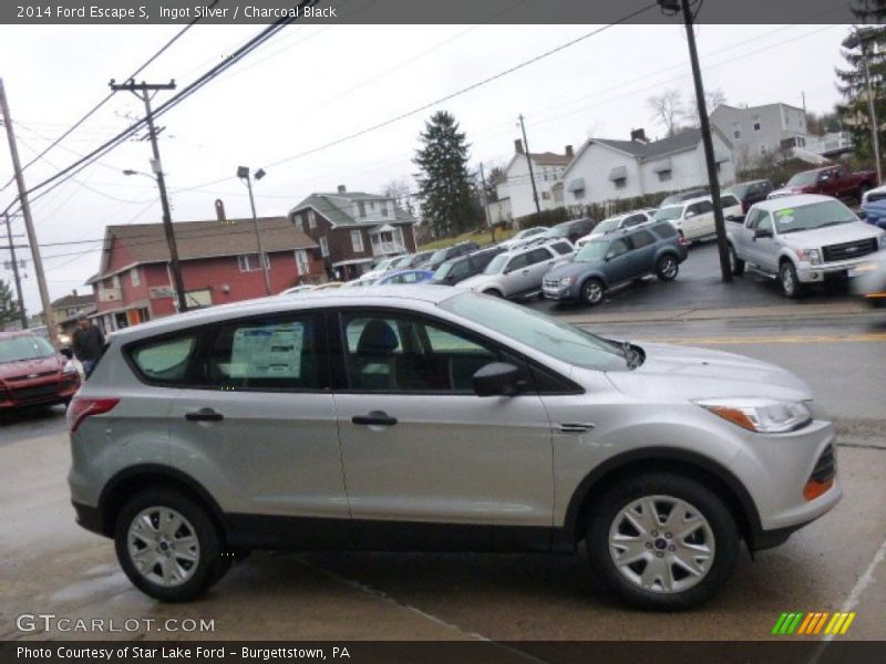 Ingot Silver / Charcoal Black 2014 Ford Escape S